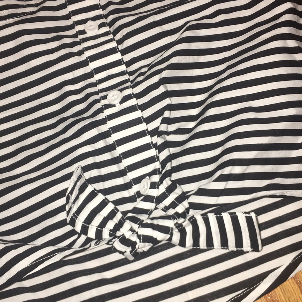 new sleeveless gymboree striped buttoned shirt